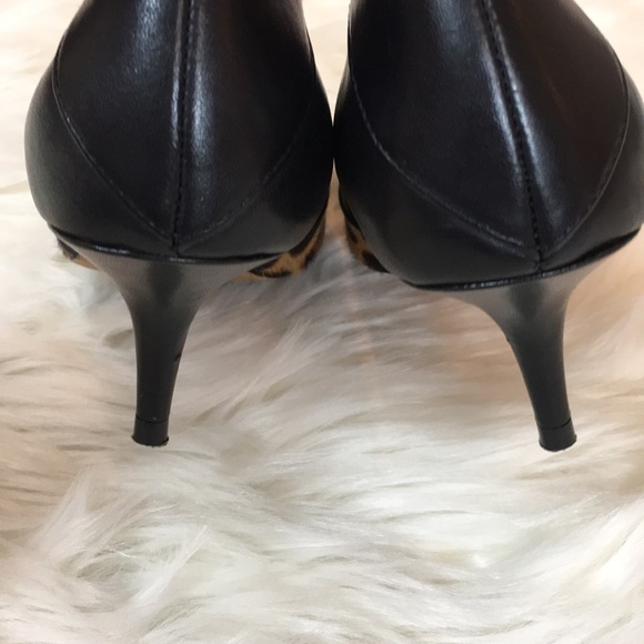 French Connection Leopard Pony Hair Shoes - Picture 4 of 5